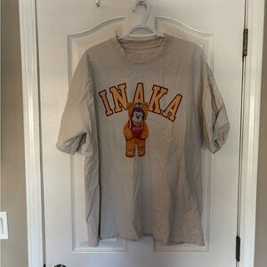 NAK Kids Tan Graphic Tee with Bear Design